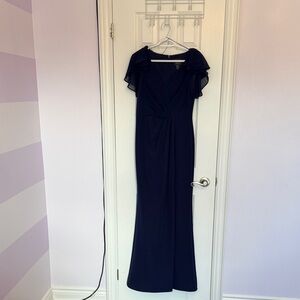 Adrianna Papell Elegant Black Maxi Dress